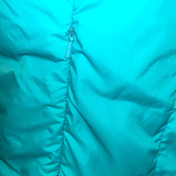 Coldwater Creek Puffy Turquoise Vest US 8 - Picture 7 of 7